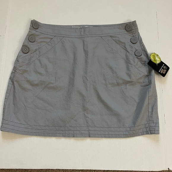 Mountain Hardwear Sandhills Skirt Gray New with Tags Size 10 - Picture 1 of 8